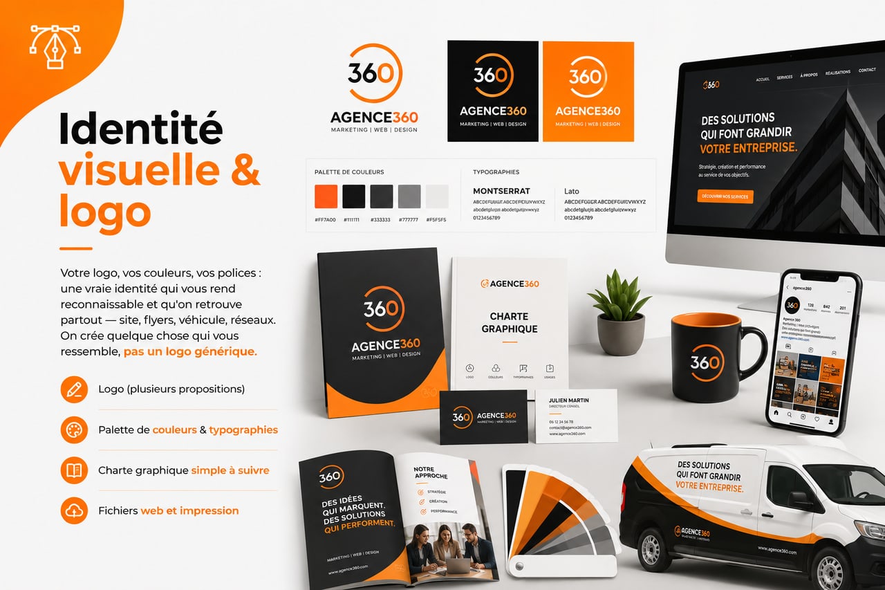 Identité visuelle & logo par Studio Riviera