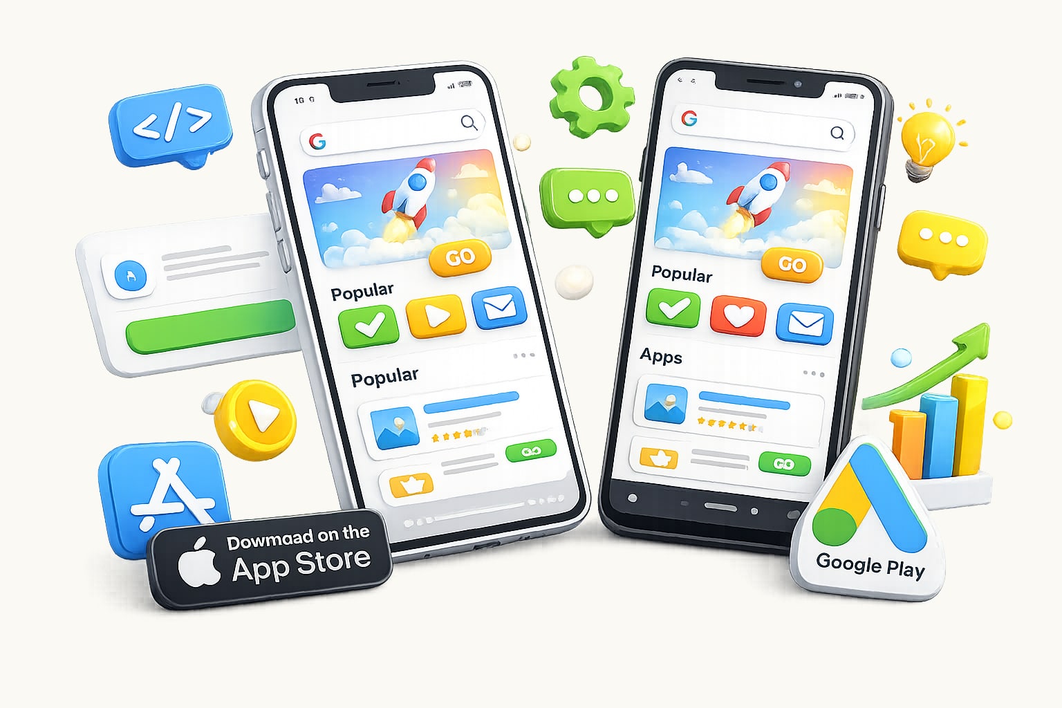 Création d'application mobile (iOS & Android) — Studio Riviera, agence web en Suisse romande