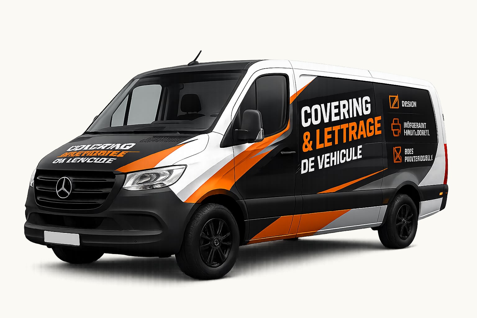 Covering & lettrage de véhicule — Studio Riviera, agence web en Suisse romande